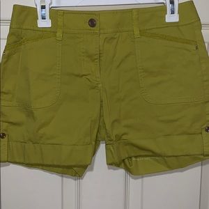 Green shorts